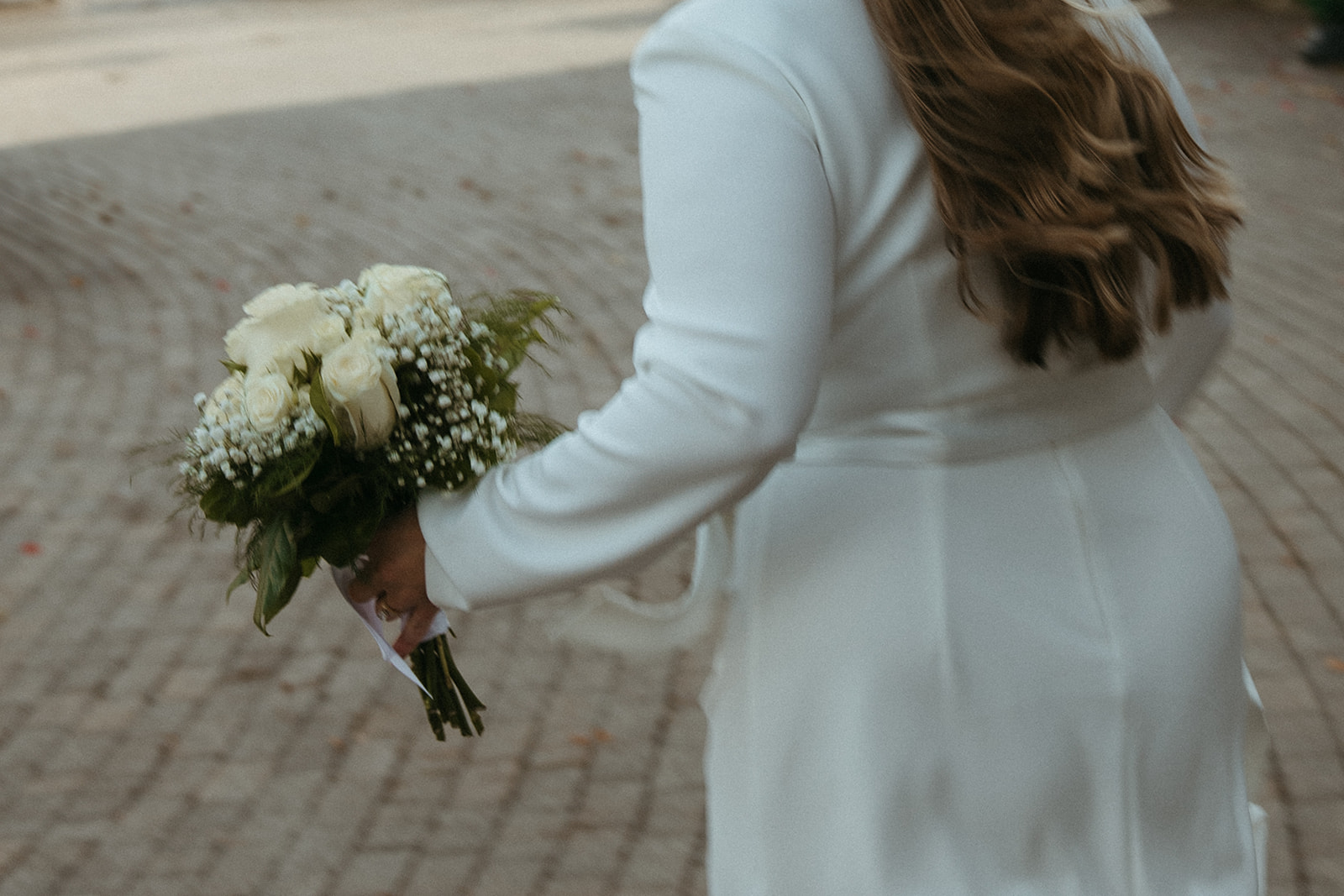 Stunning bride and groom pose after their elopement in Massachusetts