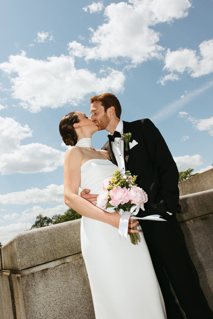 editorial wedding portraits in Boston at the Esplanade