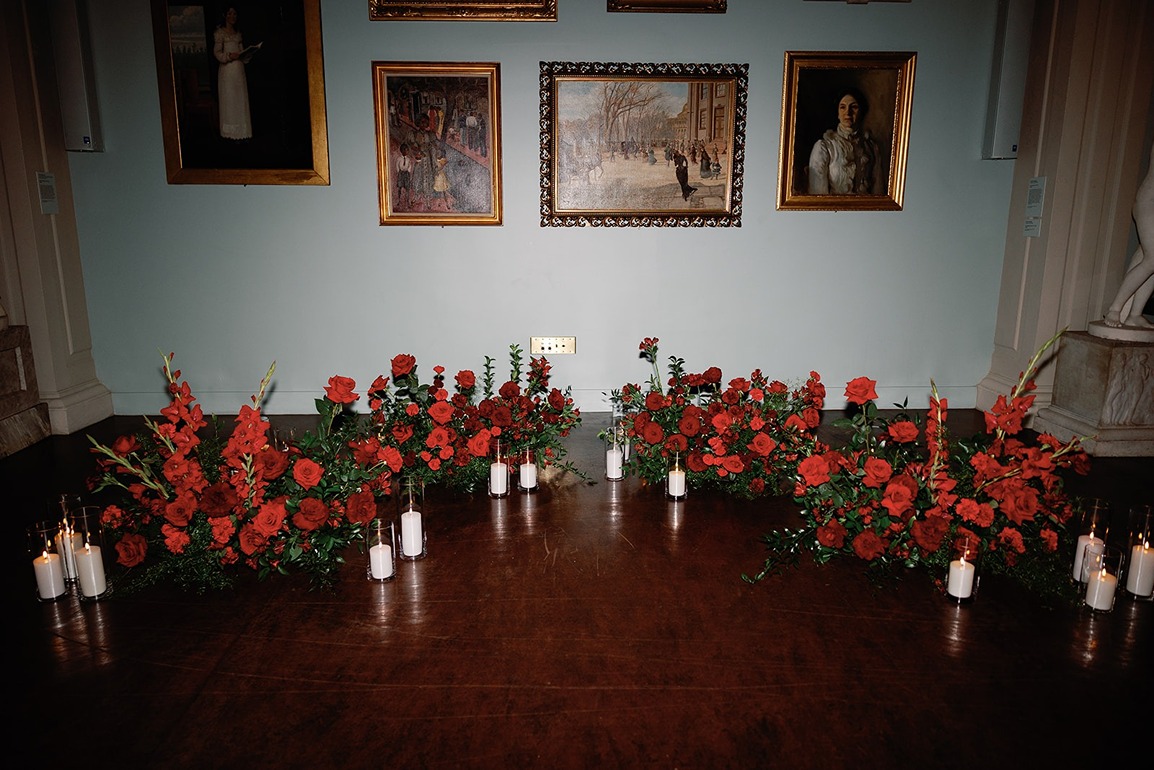 ​boston athenaeum photos of the wedding ceremony area
