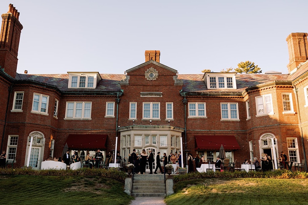 the outside of the mansion on turner hill