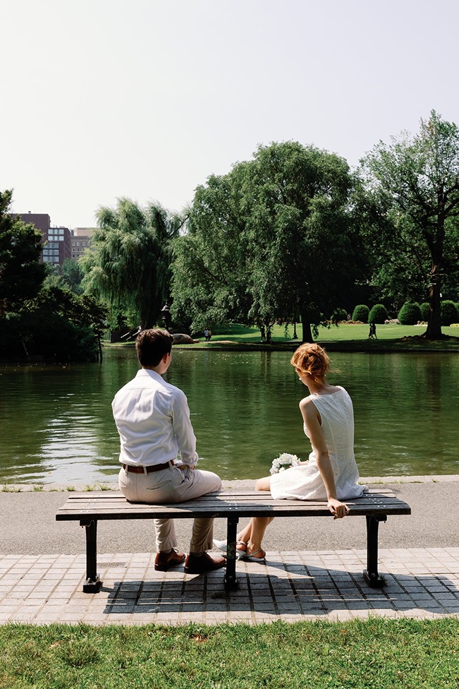 boston common engagement photos