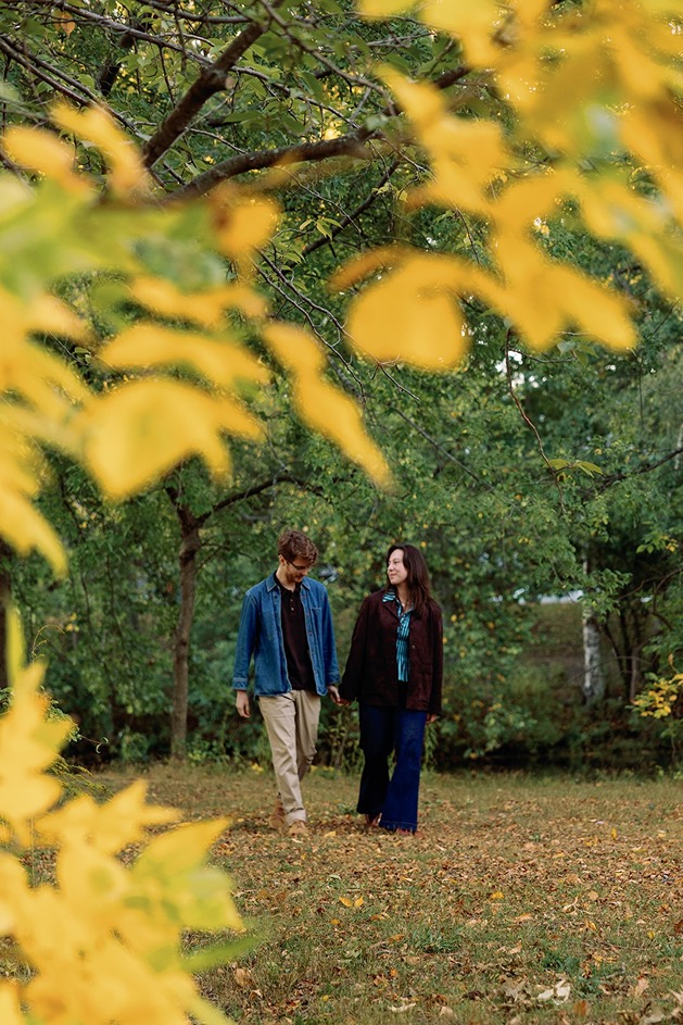 an engagement session at a nature boston photo locations