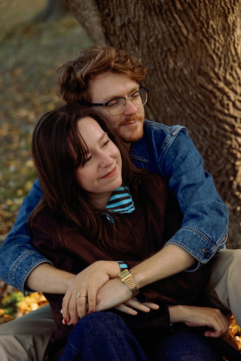 an engagement session at a nature boston photo locations
