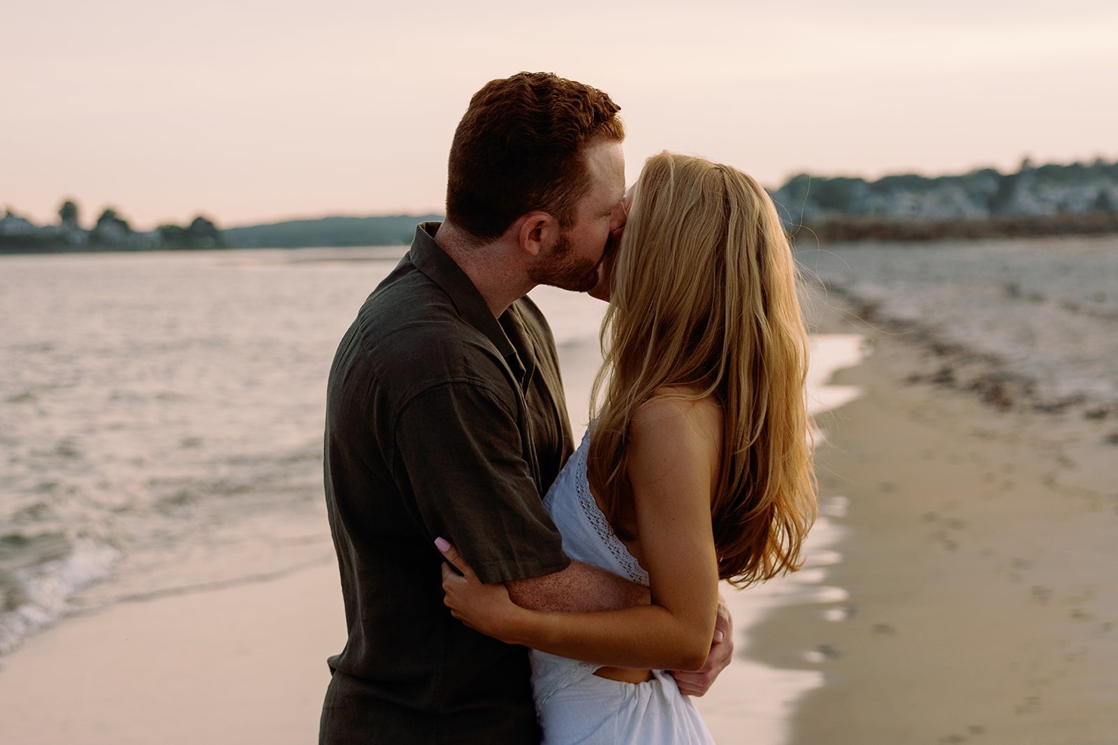 an engagement photo location at the beach
