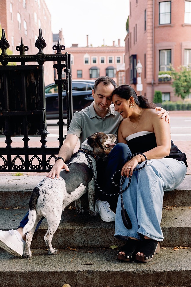 a couple who found ​brunch near boston common