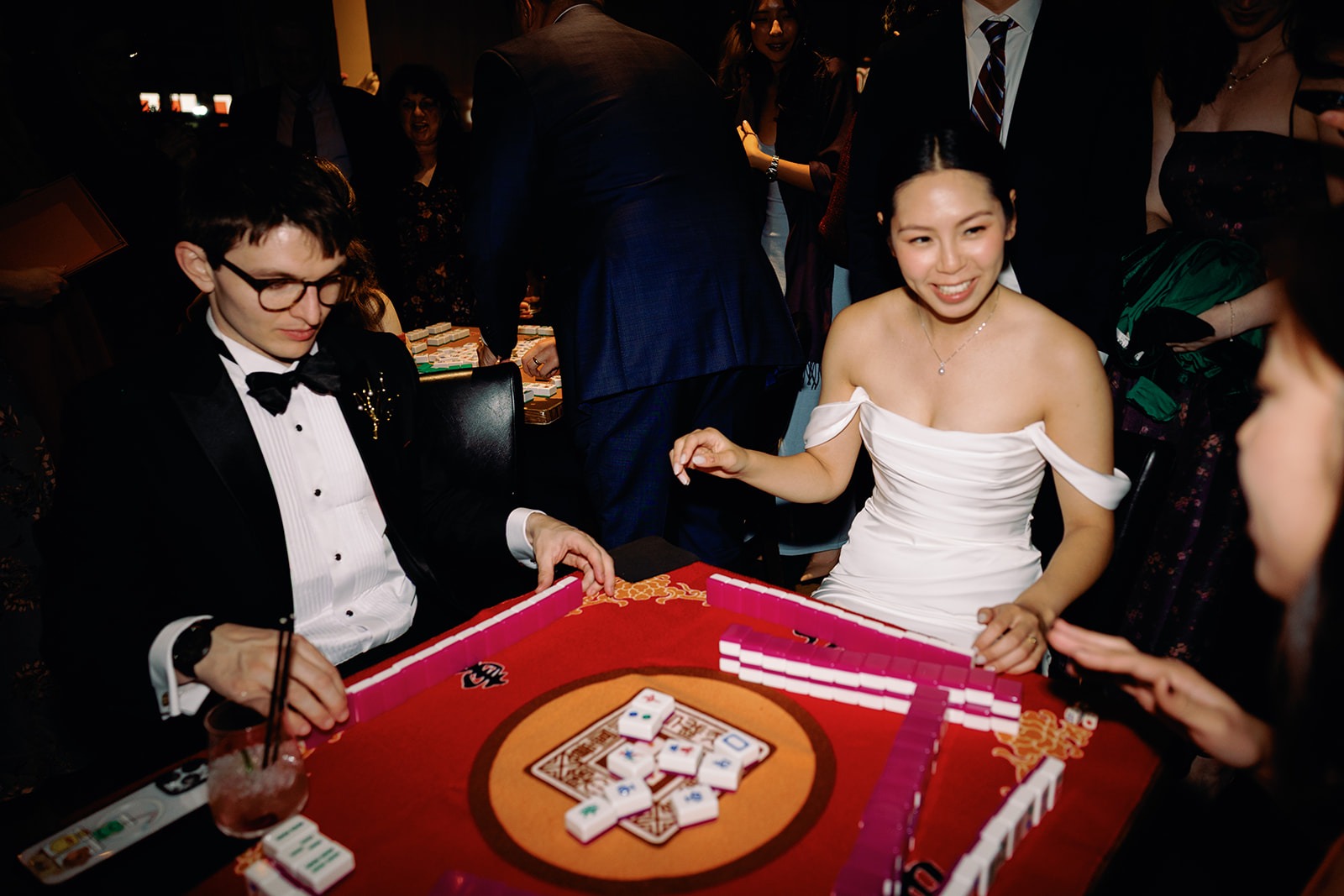 playing japanese games at a boston restaurant wedding venues