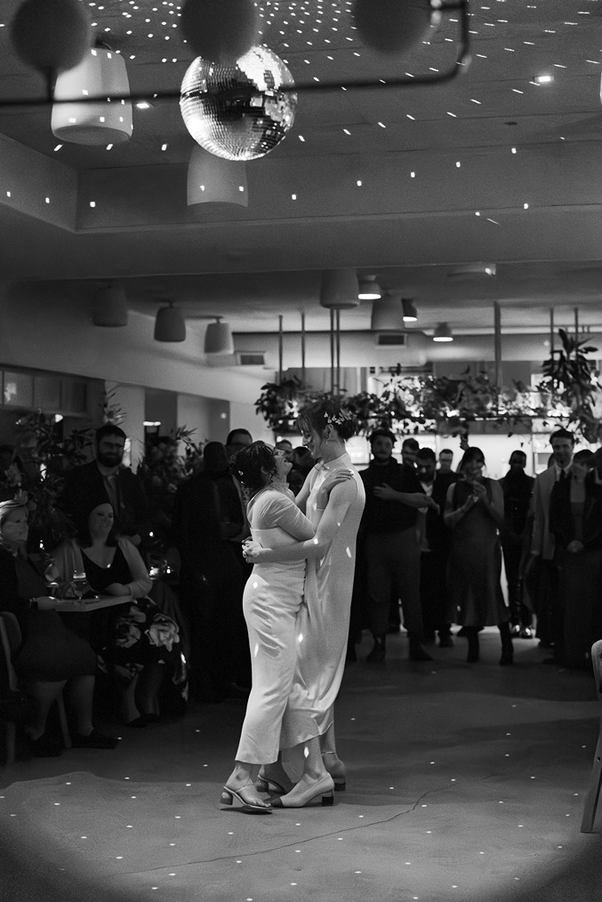 the brides dancing at their wedding dinner venues in boston