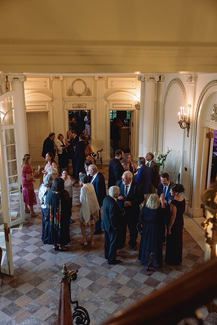 tupper manor wedding photos of the hallway