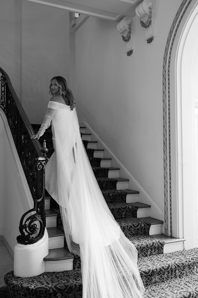 tupper manor wedding photo of the bride