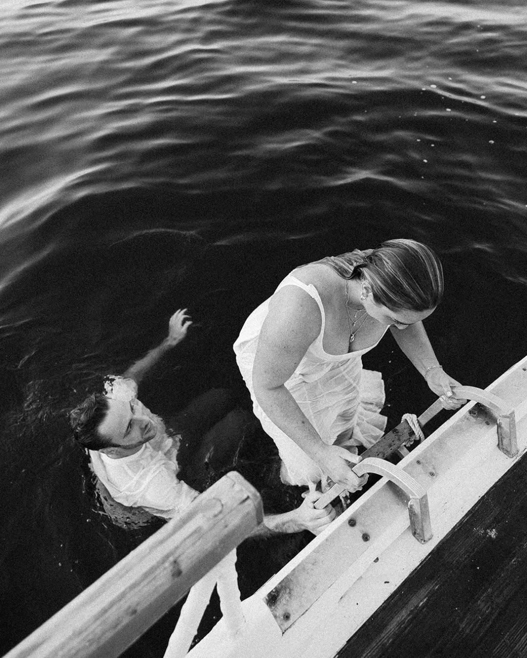 a couple who jumped from a boston harbor sailboat